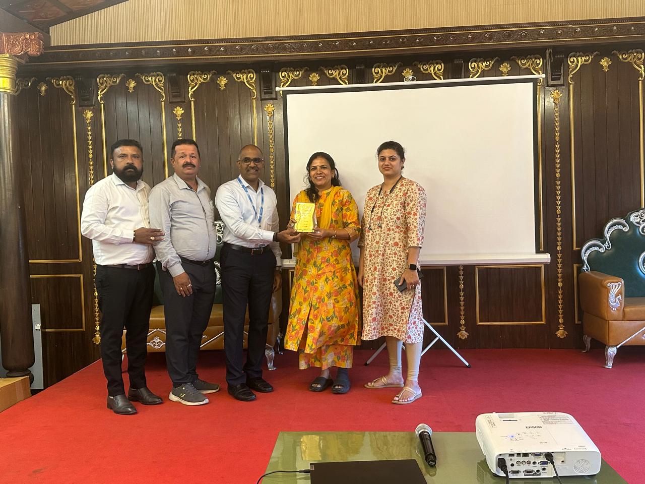 Honored for Best Performance